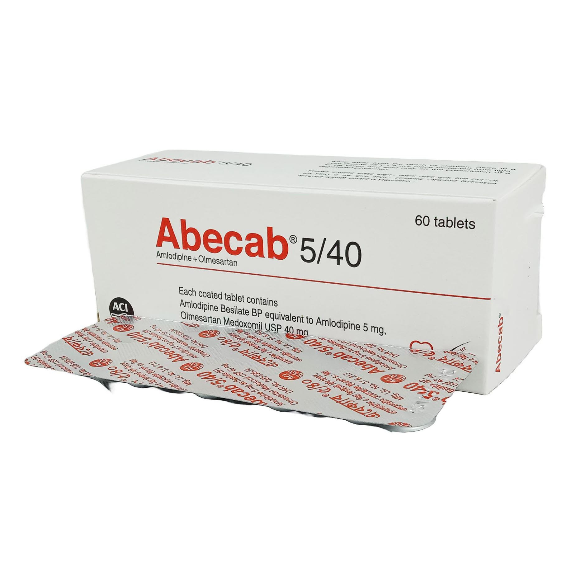Abecab Tablet 5 mg+40 mg