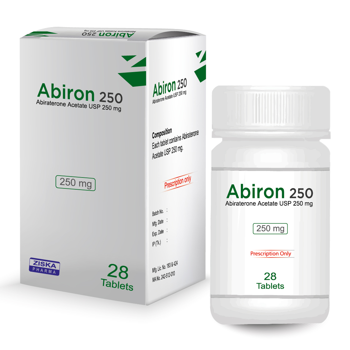 Abiron Tablet 250 mg