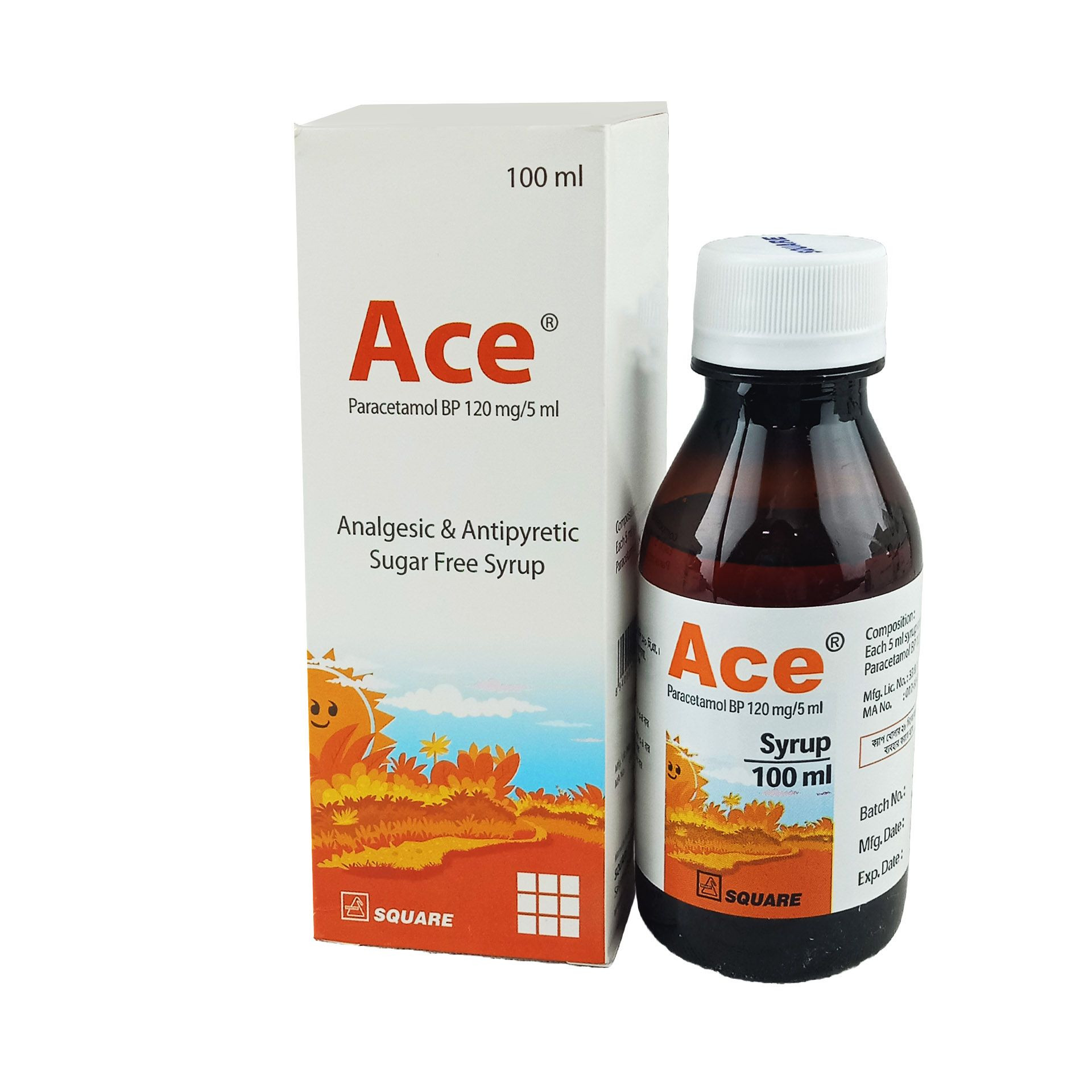 Ace Syrup 120 mg/5 ml