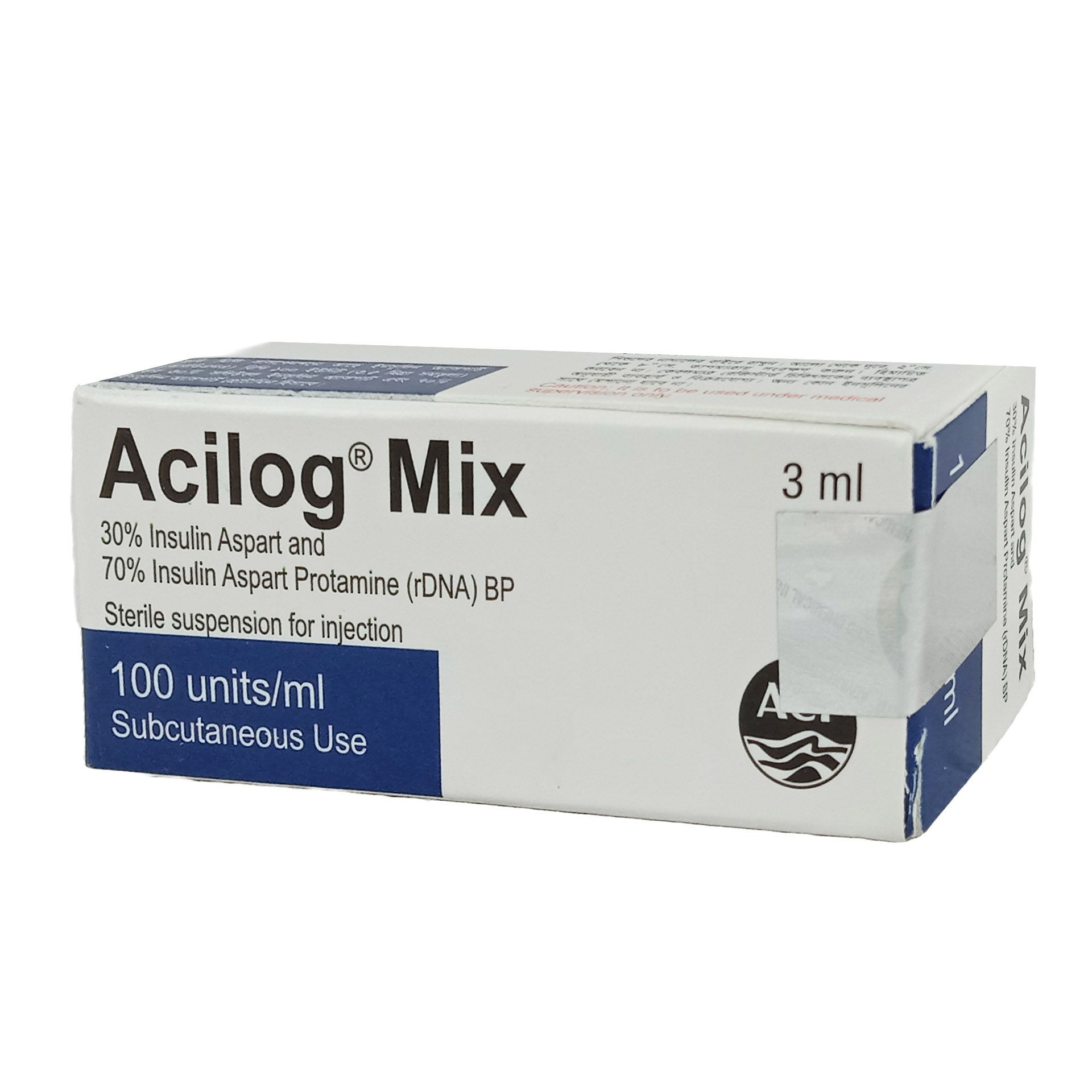 Acilog Mix এসিলগ মিক্স - Biphasic Insulin Aspart [rDNA]