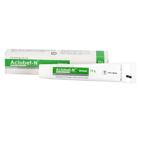 Aclobet-N Ointment (0.5 mg+5 mg+1 Lac IU)/gm