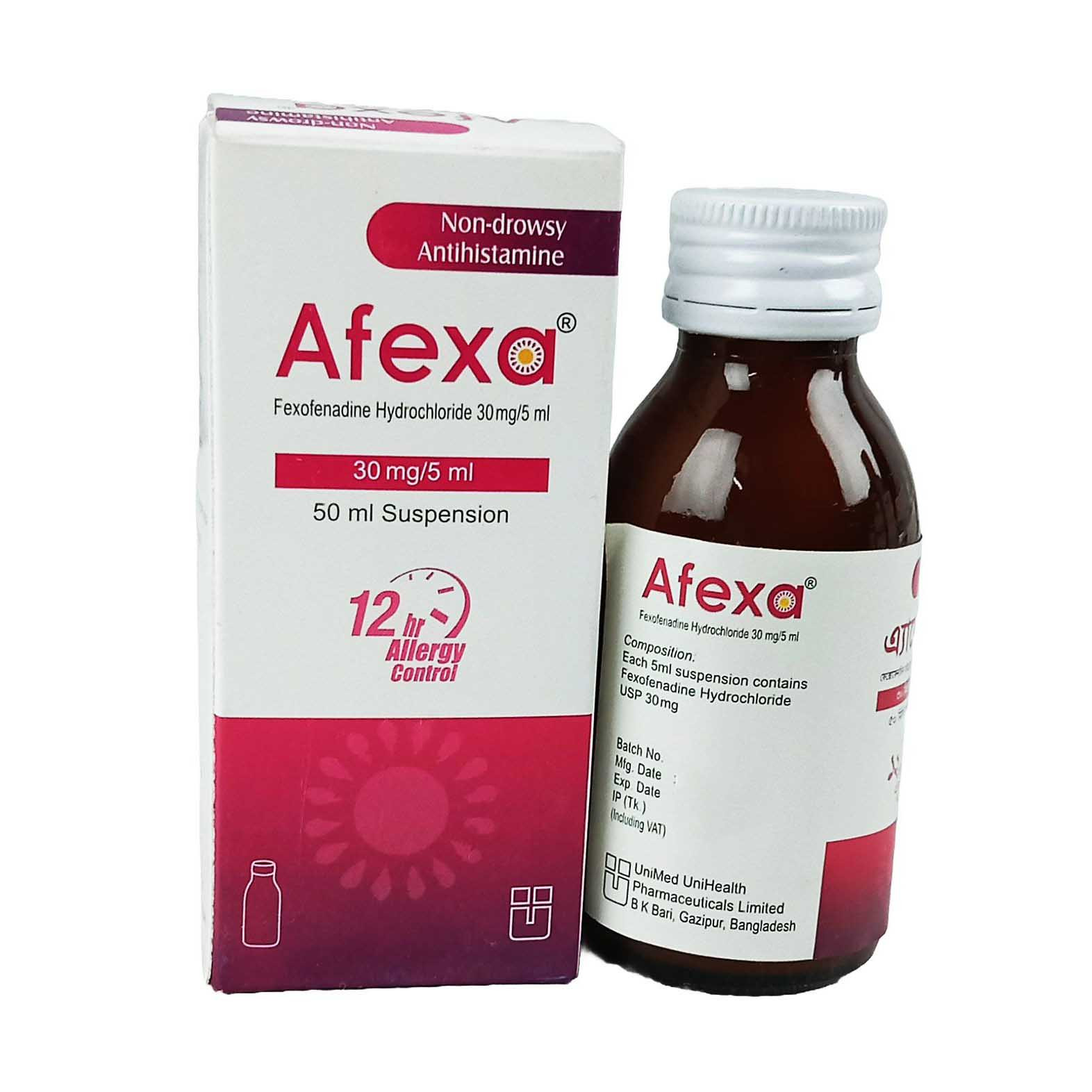 Afexa Oral Suspension 30 mg/5 ml