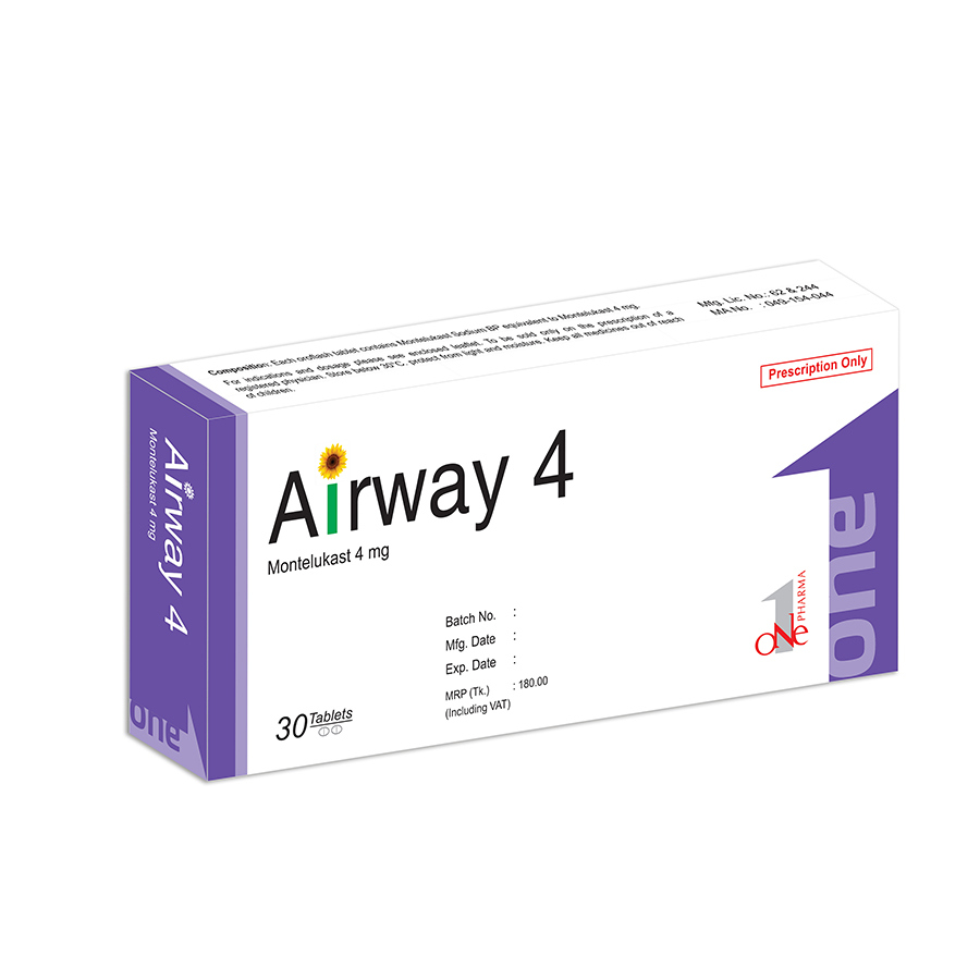 Airway Tablet 4 mg