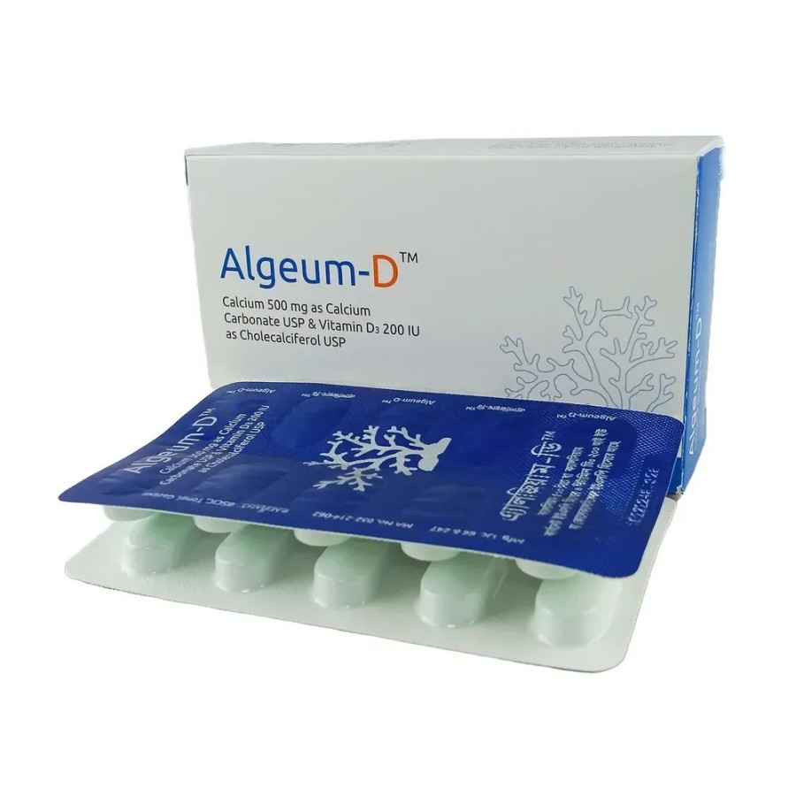 Algeum-D Tablet 500 mg+200 IU