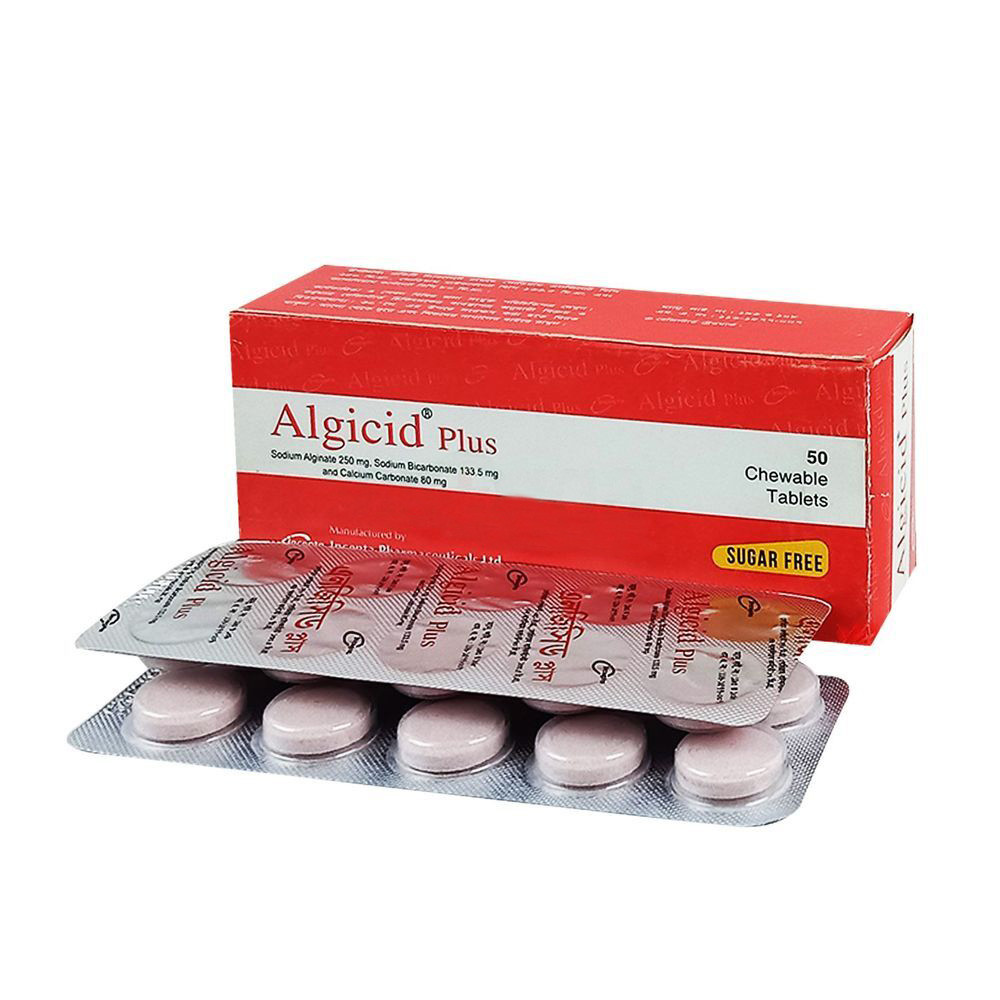 Algicid Plus Chewable Tablet 250 mg+133.5 mg+80 mg