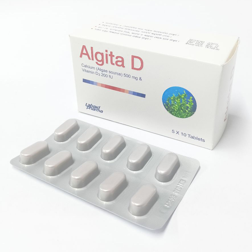 Algita D Tablet 500 mg+200 IU