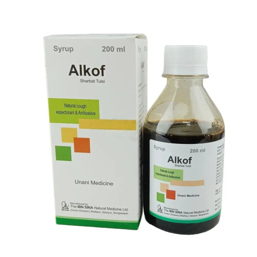 Alkof অলকফ - Herbal cough syrup [Sharbat Tulsi]