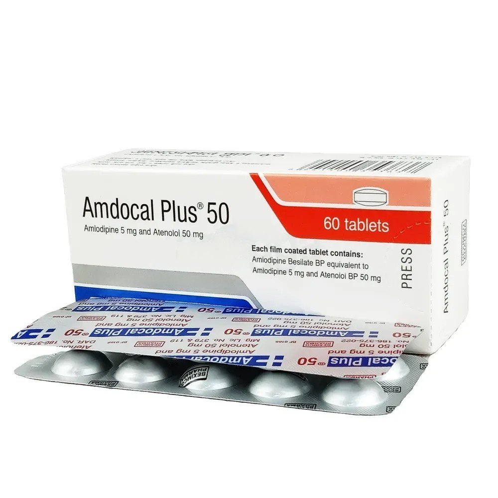 Amdocal Plus Tablet 5 mg+50 mg