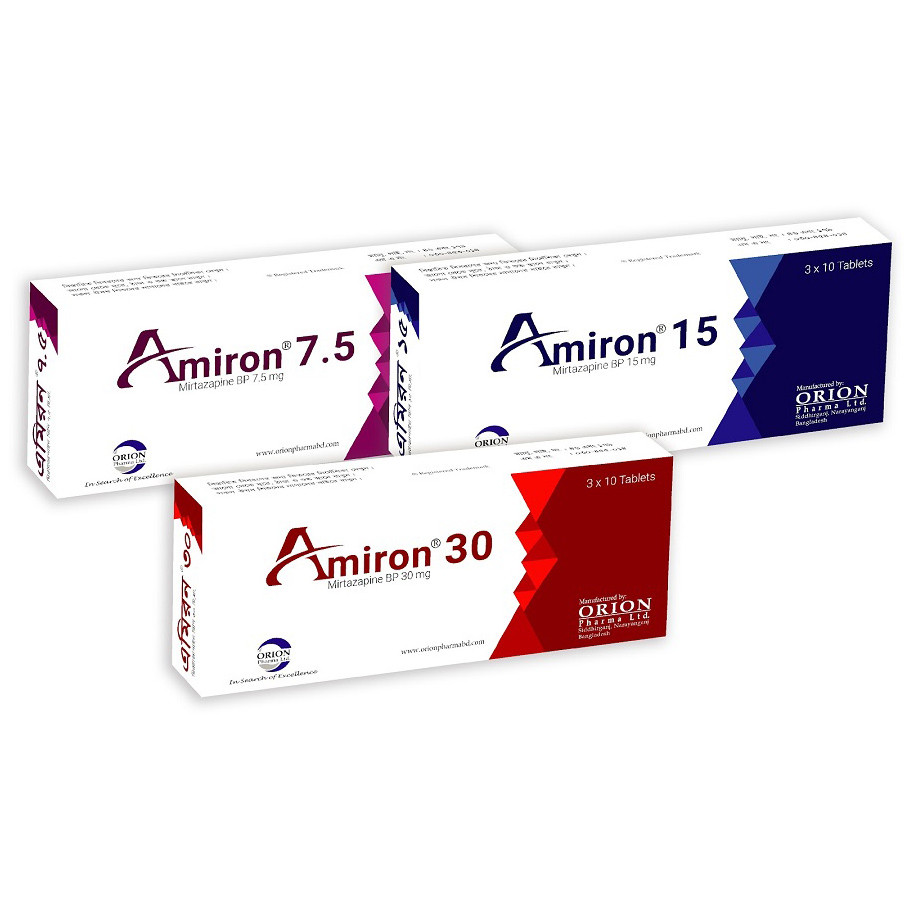 Amiron অ্যামিরন - Mirtazapine
