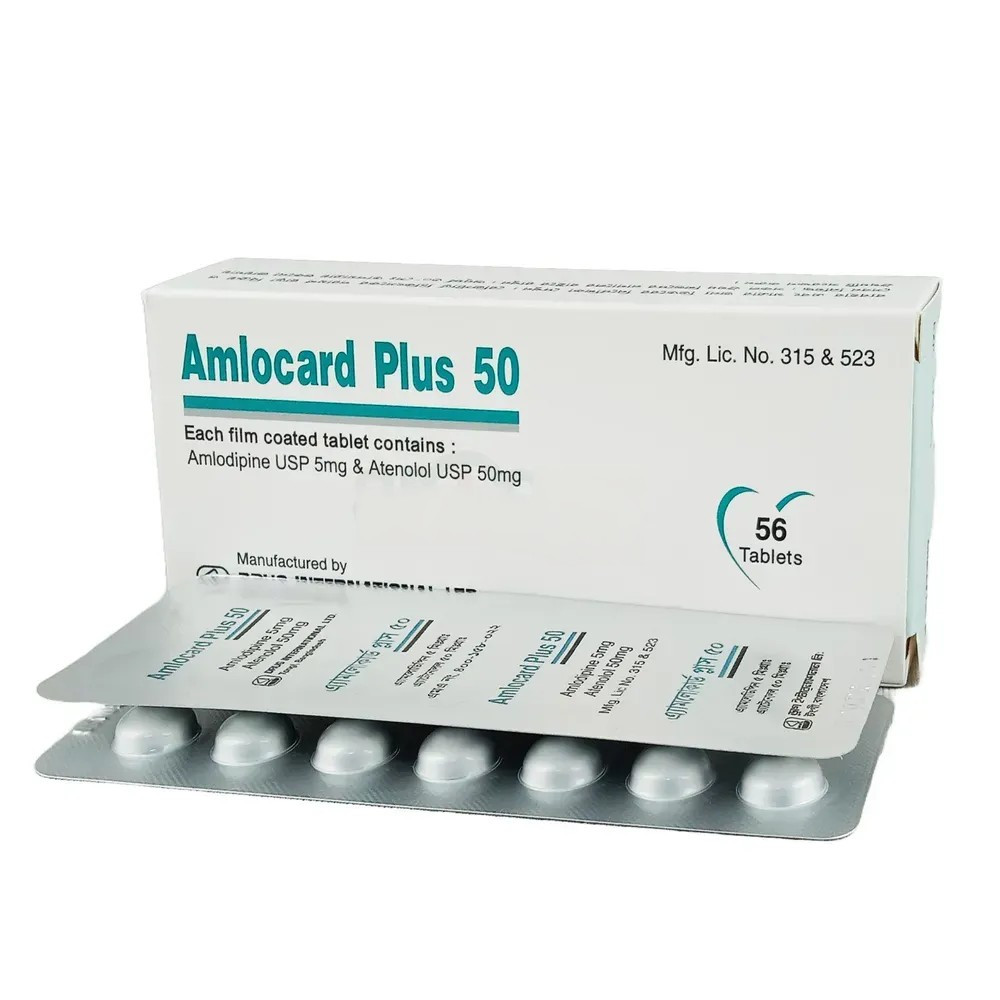 Amlocard Plus Tablet 5 mg+50 mg