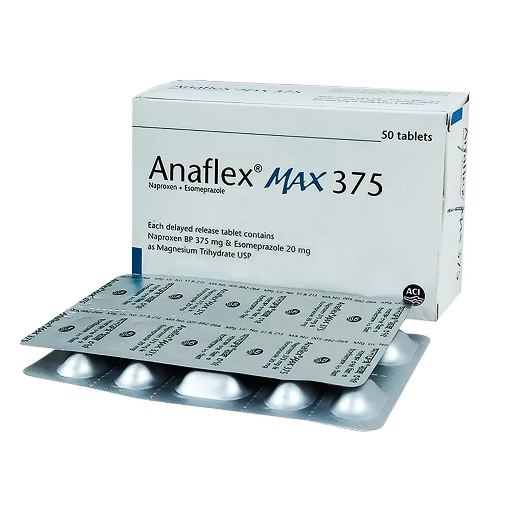 Anaflex Max Tablet (Delayed Release) 375 mg+20 mg