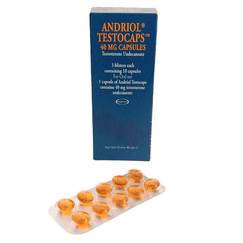 Andriol TestoCaps অ্যান্ড্রিয়োল টেস্টোক্যাপস - Testosterone Undecanoate