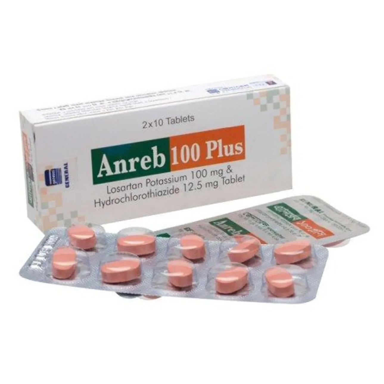 Anreb Plus Tablet 100 mg+12.5 mg