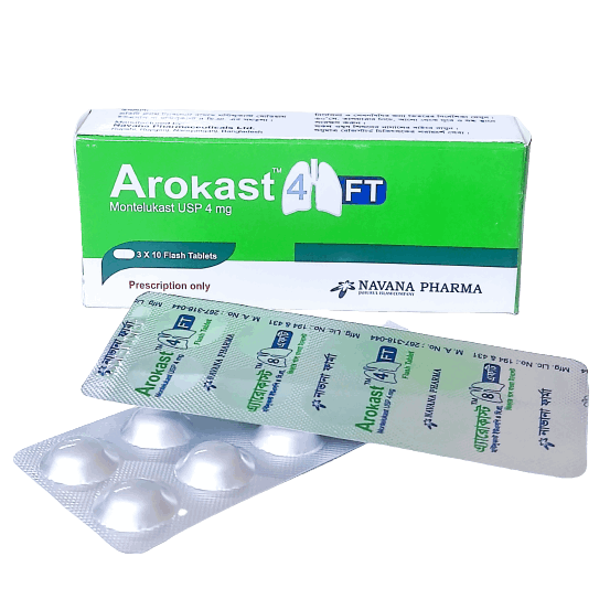 Arokast FT Flash Tablet 4 mg