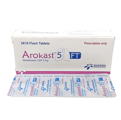 Arokast FT Flash Tablet 5 mg