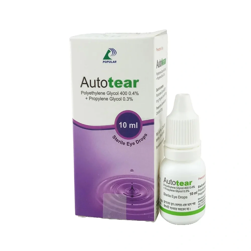 Autotear Ophthalmic Solution 0.4%+0.3%
