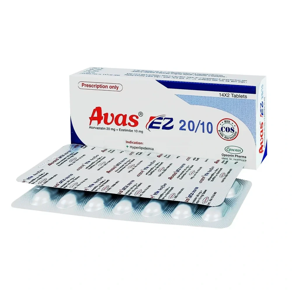 Avas EZ Tablet 20 mg+10 mg