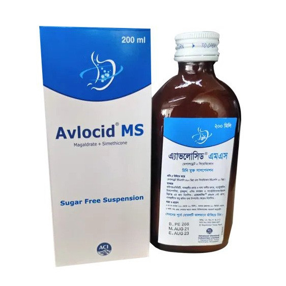 Avlocid MS Oral Suspension (480 mg+20 mg)/5 ml