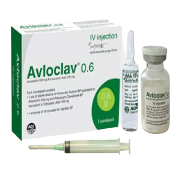 Avloclav IV Injection (500 mg+100 mg)/10 ml