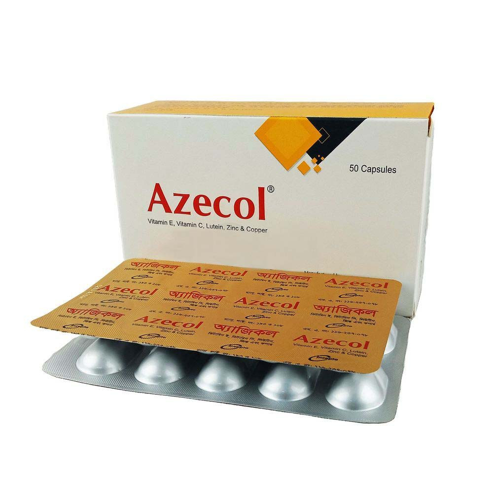 Azecol Capsule 60 mg+30 mg+6 mg+2 mg+15 mg