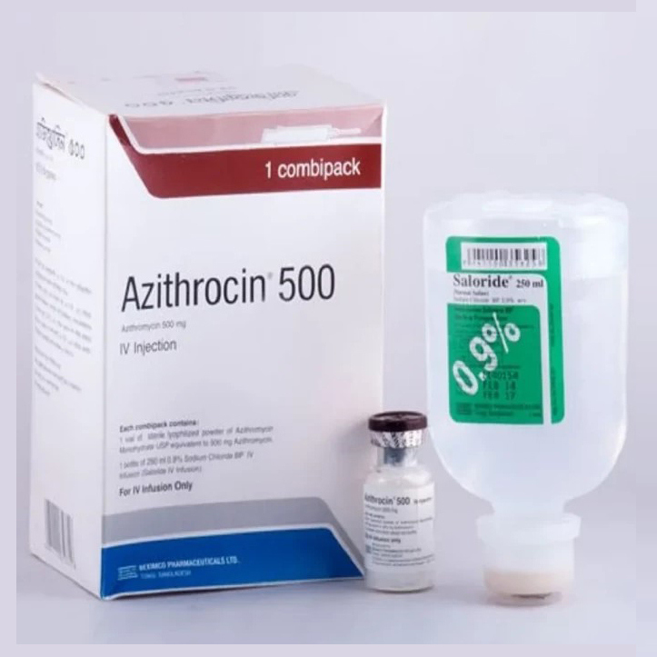 Azithrocin IV Infusion 500 mg/vial