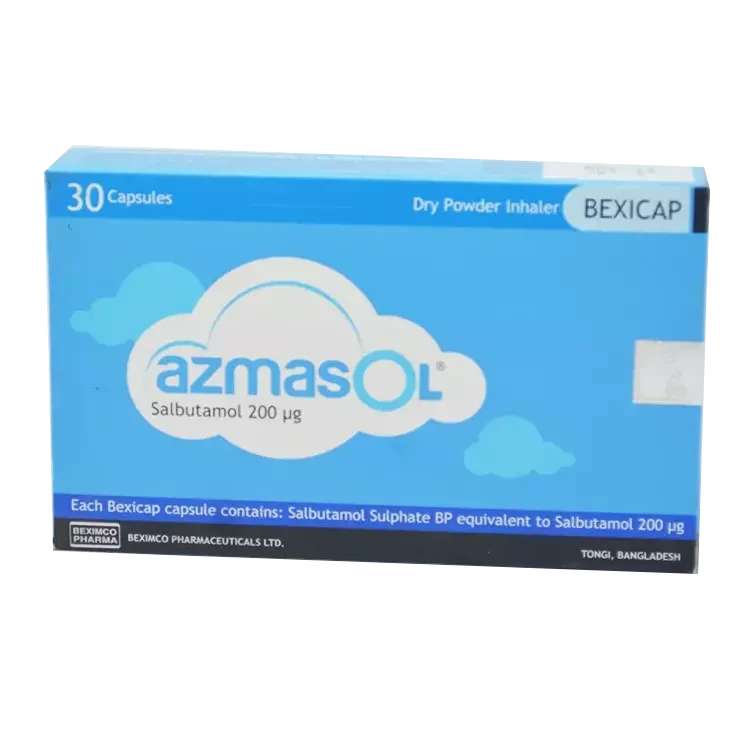 Azmasol Inhalation Capsule 200 mcg