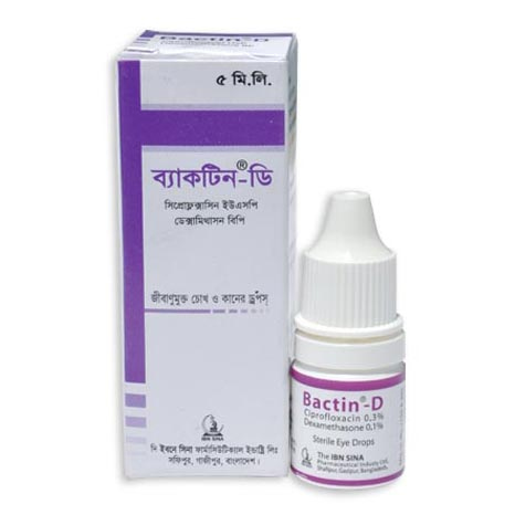 Bactin D Ophthalmic Solution 0.3%+0.1%