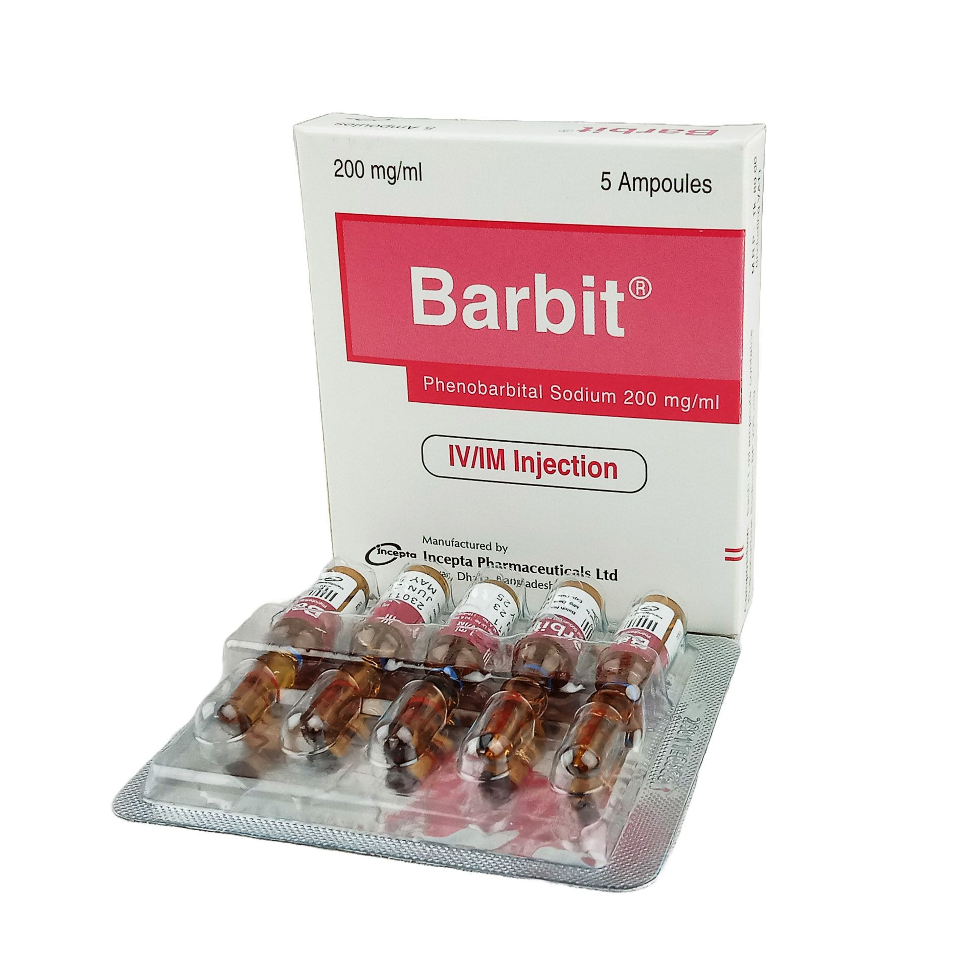 Barbit Injection 200 mg/ml