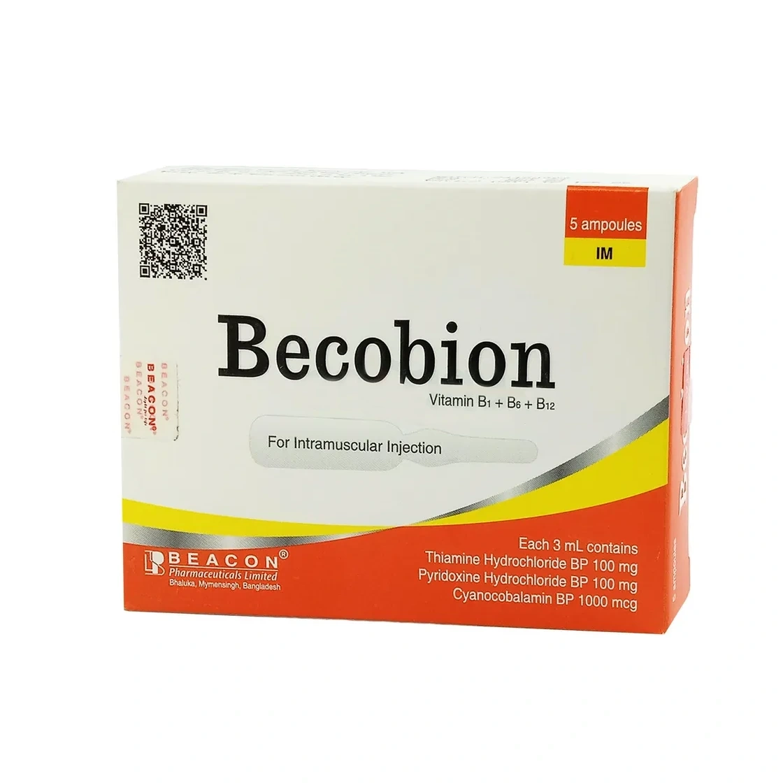 Becobion IM Injection (100 mg+100 mg+1 mg)/3 ml