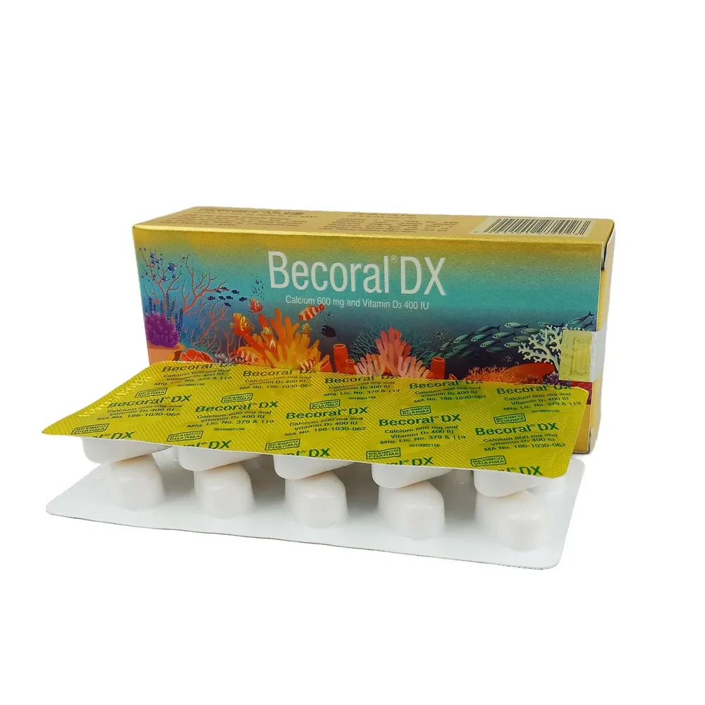 Becoral Dx Tablet 600 mg+400 IU