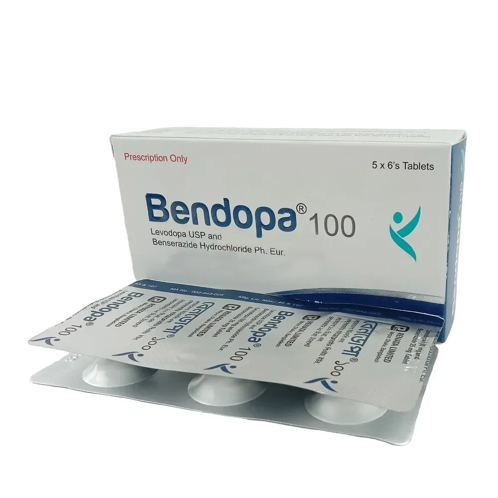 Bendopa Dispersible Tablet 100 mg+25 mg