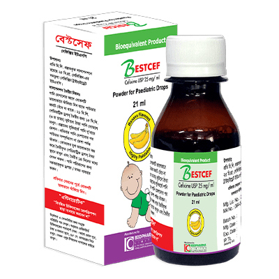 Bestcef Pediatric Drops 25 mg/ml