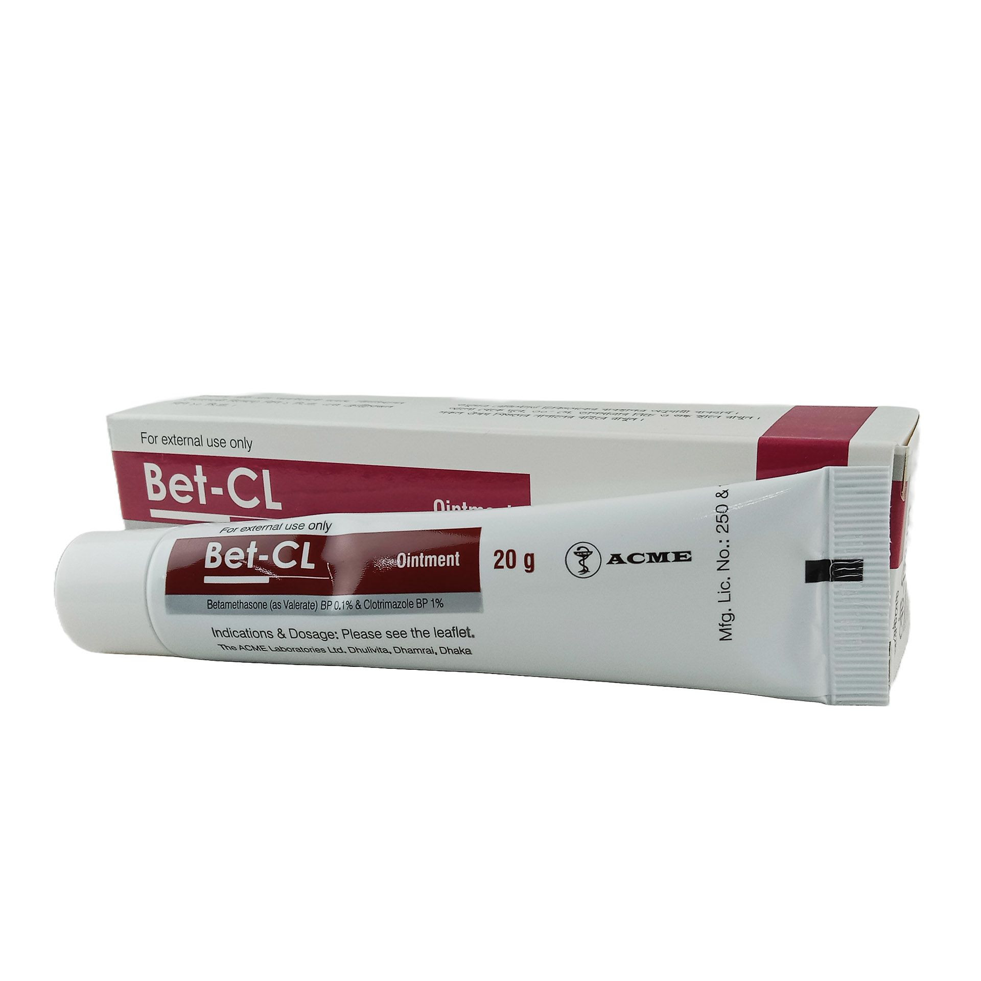 Bet-CL Ointment 0.1%+1%