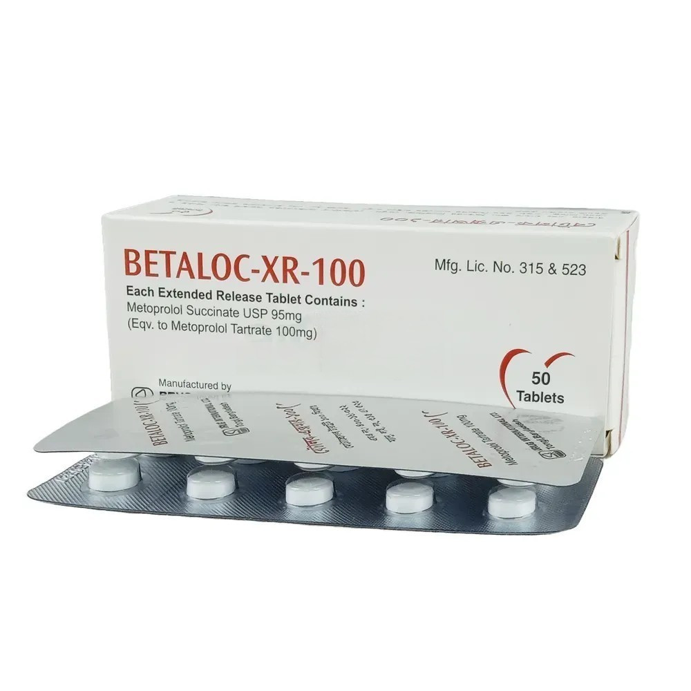 Betaloc-XR Tablet (Extended Release) 100 mg