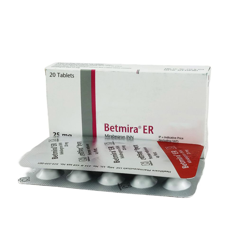 Betmira ER Tablet (Extended Release) 25 mg