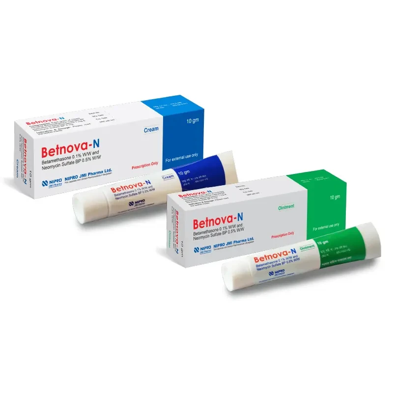 Betnova-N বেটনোভা-এন - Betamethasone + Neomycin Sulphate (Topical)