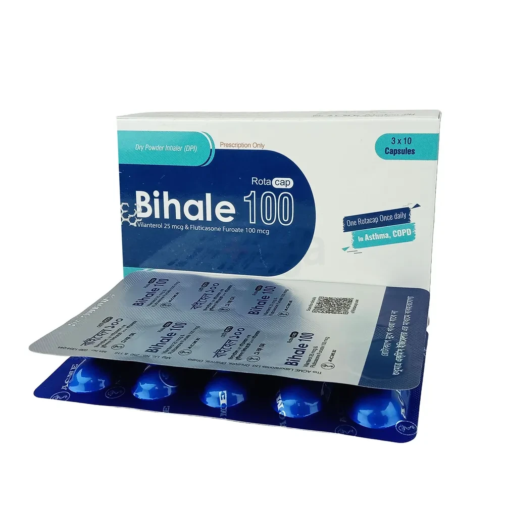 Bihale Dry Powder Inhalation Capsule (DPI) 25 mcg+100 mcg
