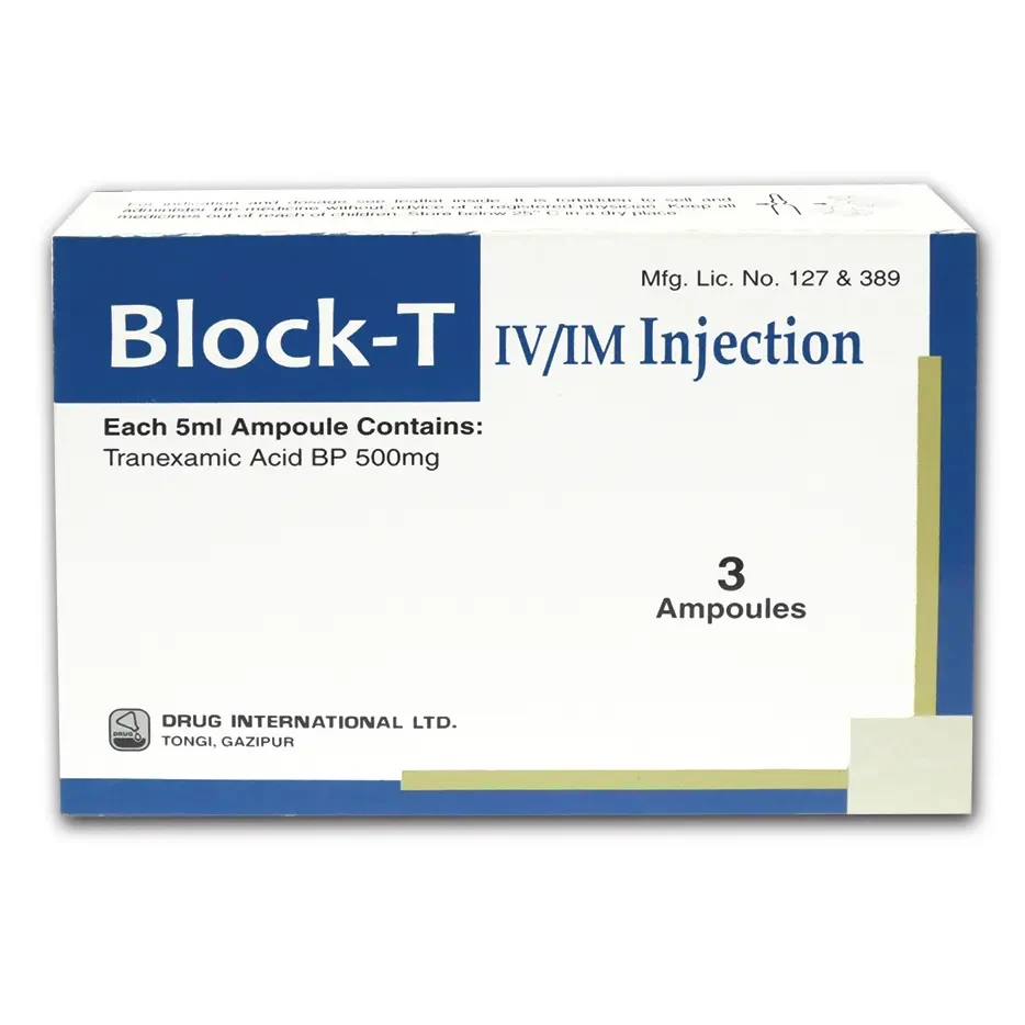 Block-T IM/IV Injection 500 mg/5 ml