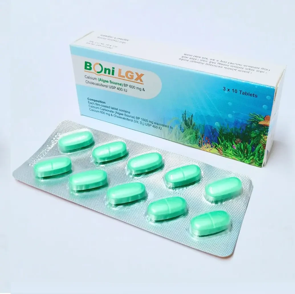 Boni LGX Tablet 600 mg+400 IU