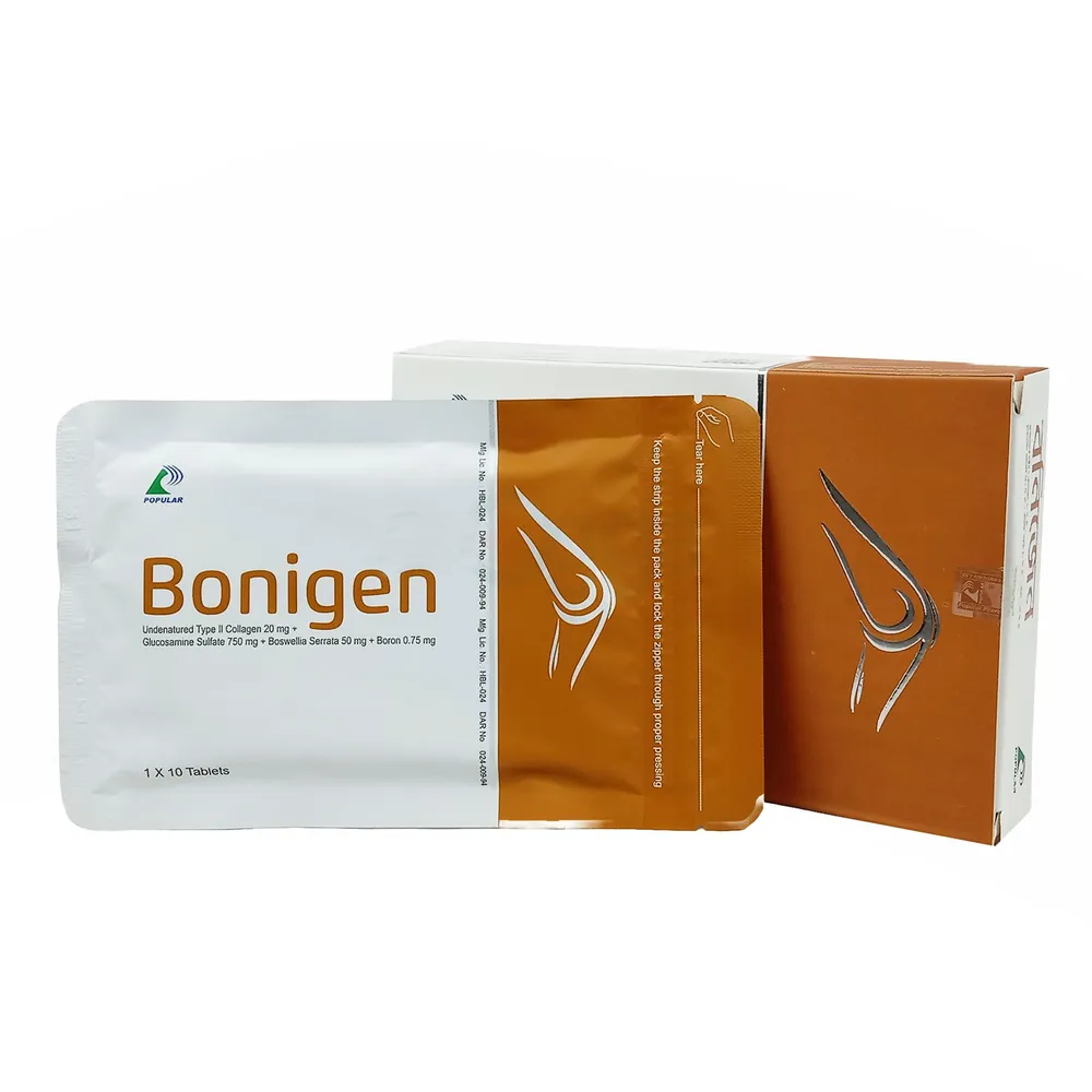Bonigen Tablet 20 mg+750 mg+50 mg+0.75 mg