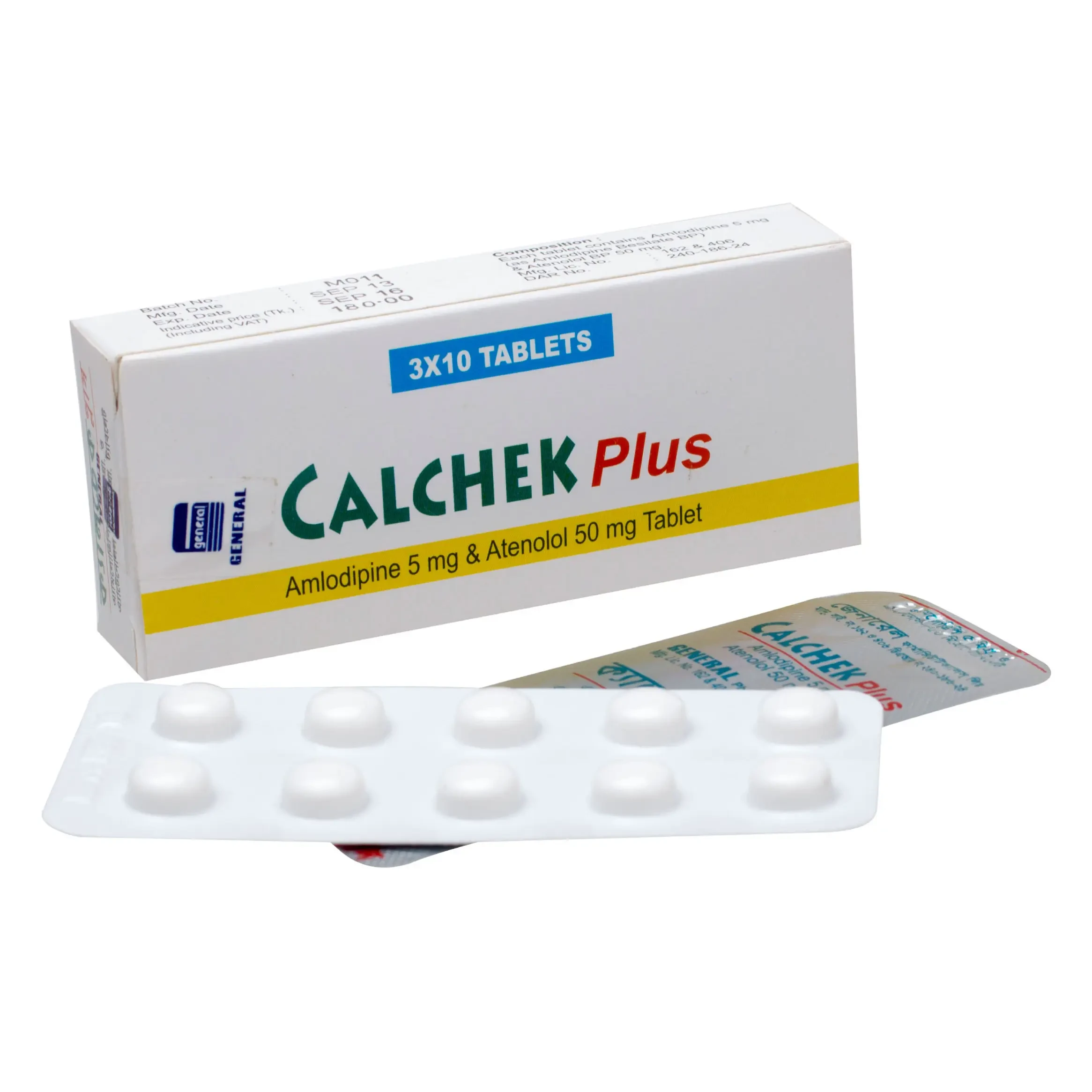 Calchek Plus Tablet 5 mg+50 mg
