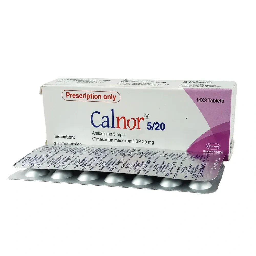 Calnor Tablet 5 mg+20 mg