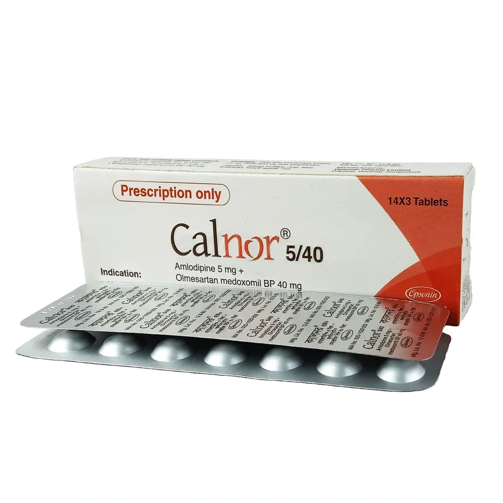 Calnor Tablet 5 mg+40 mg