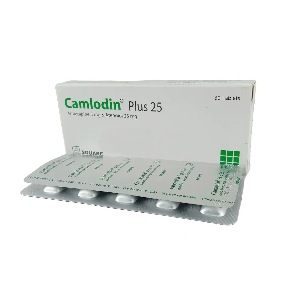 Camlodin Plus Tablet 5 mg+25 mg