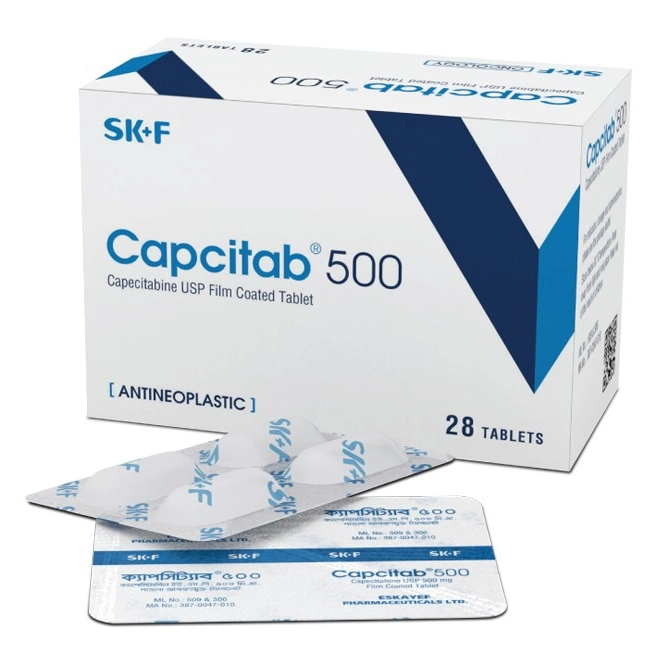 Capcitab Tablet 500 mg