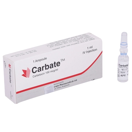Carbate IV Injection 100 mcg/ml