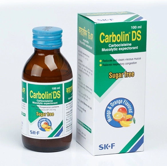Carbolin DS Syrup 250 mg/5 ml