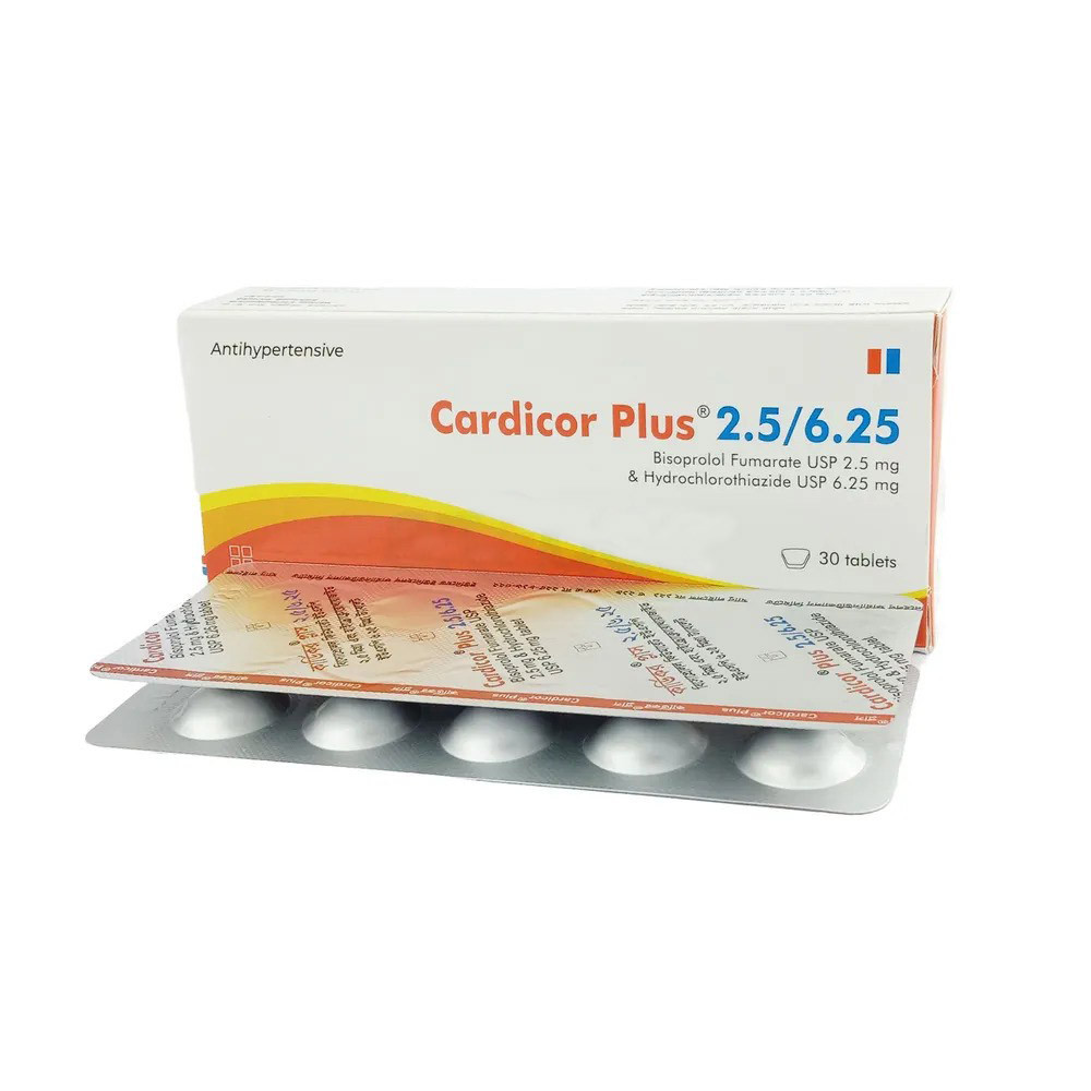 Cardicor Plus Tablet 2.5 mg+6.5 mg