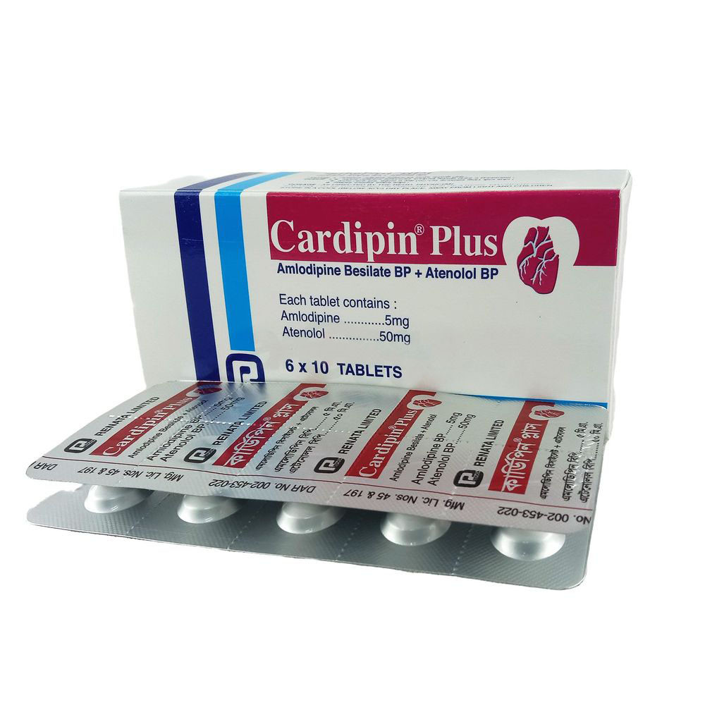 Cardipin Plus Tablet 5 mg+50 mg