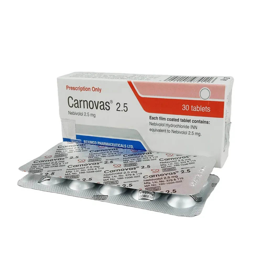 Carnovas Tablet 2.5 mg